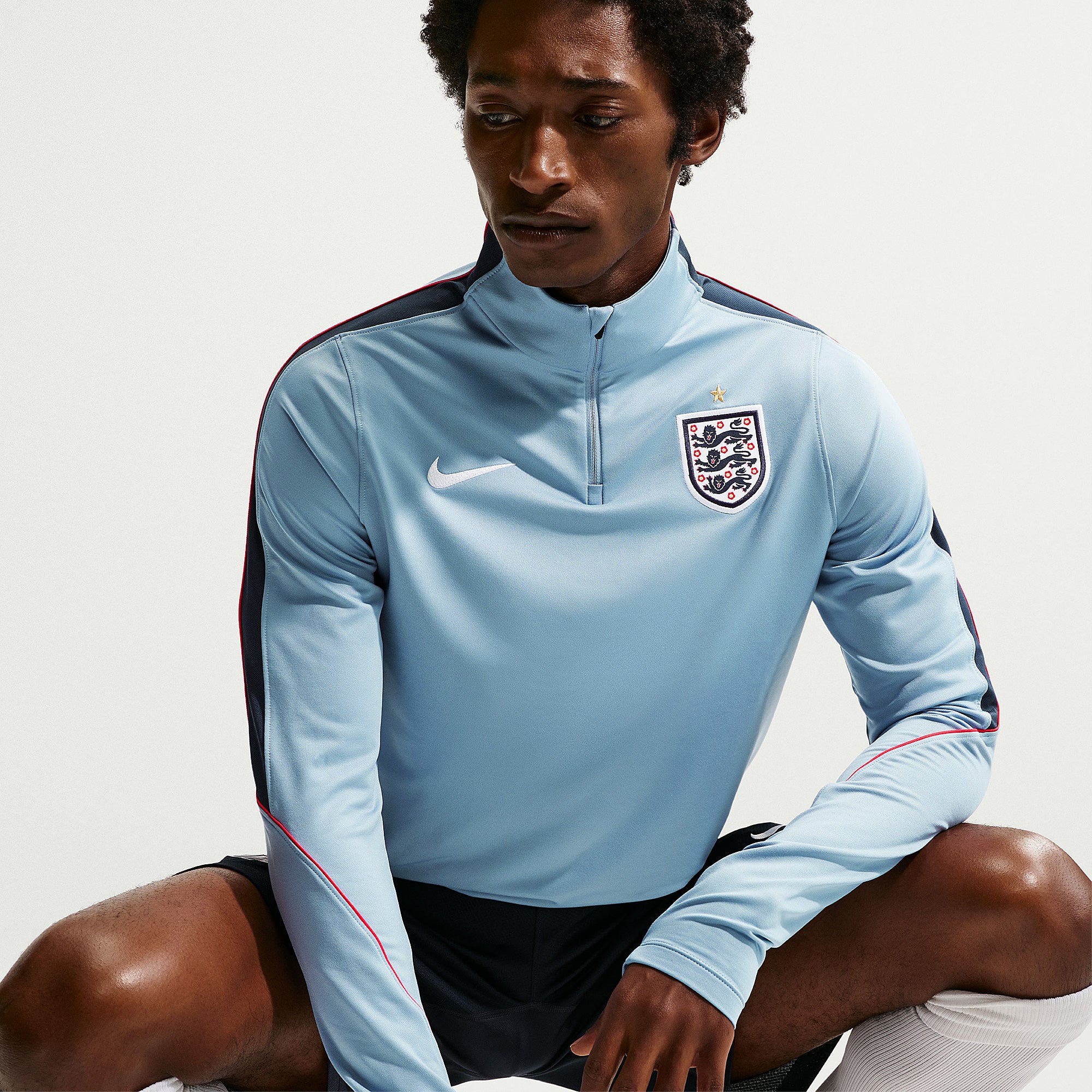 Nike England 2026 Dri-FIT Strike Drill Top - Work Blue/Obsidian