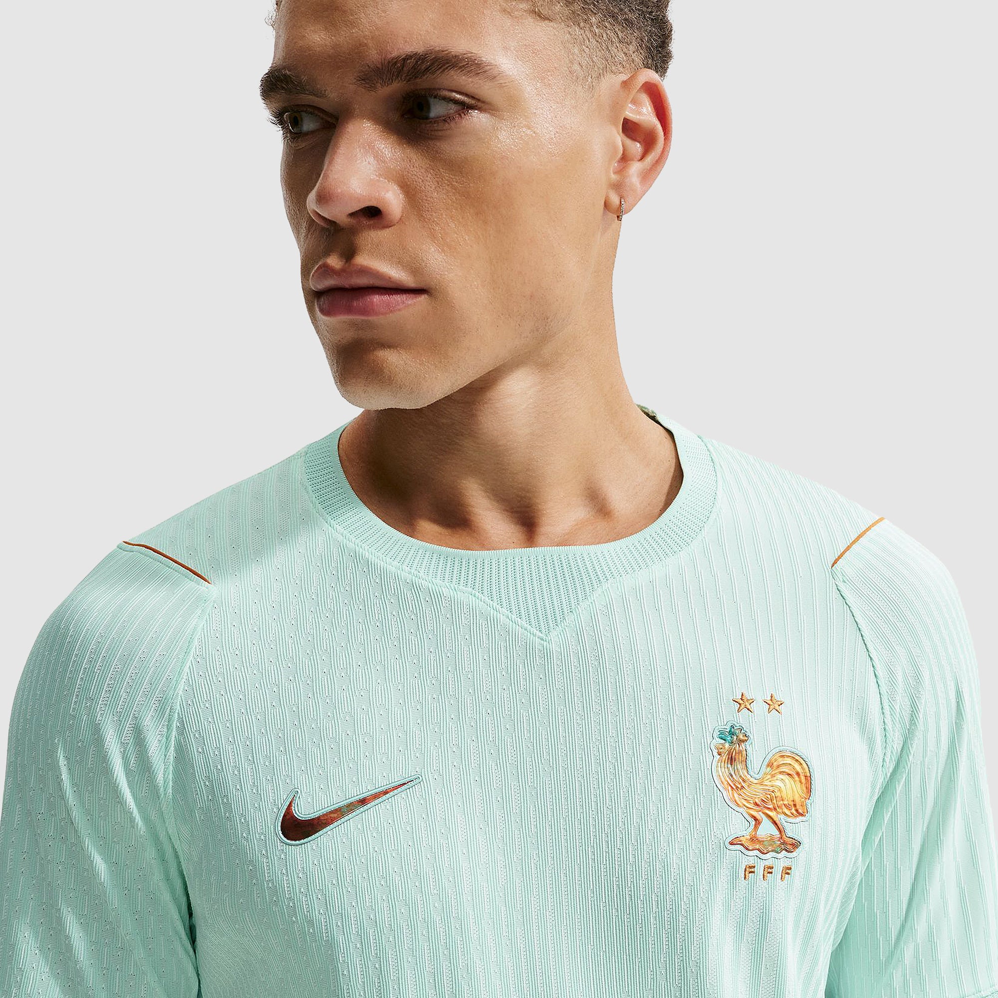 本日限定10%OFF Nike フランス代表 シャツ ミントグリーン Nike France 2026 Dri-FIT ADV Match Away Shirt - Igloo/Monarch