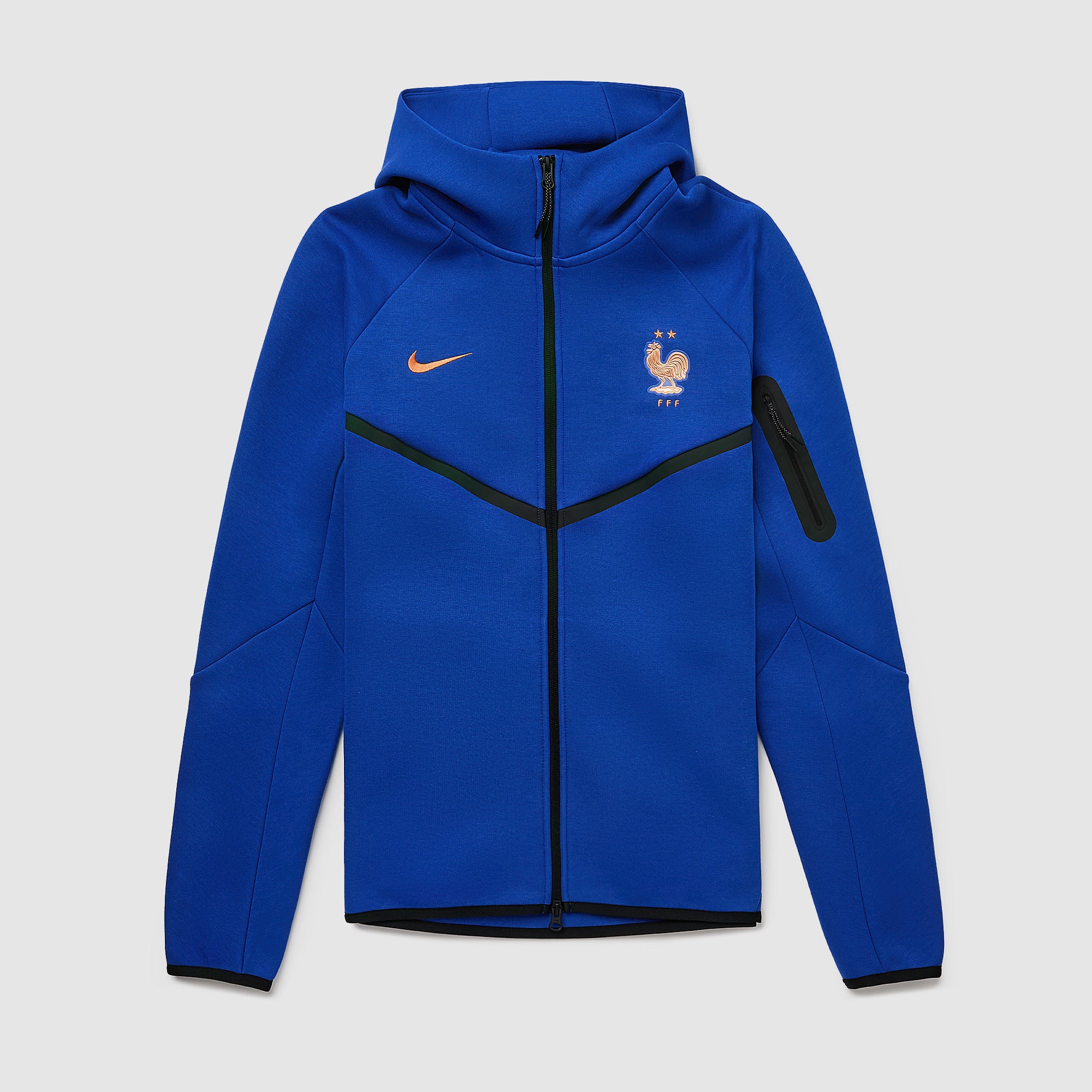 Nike France 2026 Tech Fleece Windunner Hoodie - Game Royal