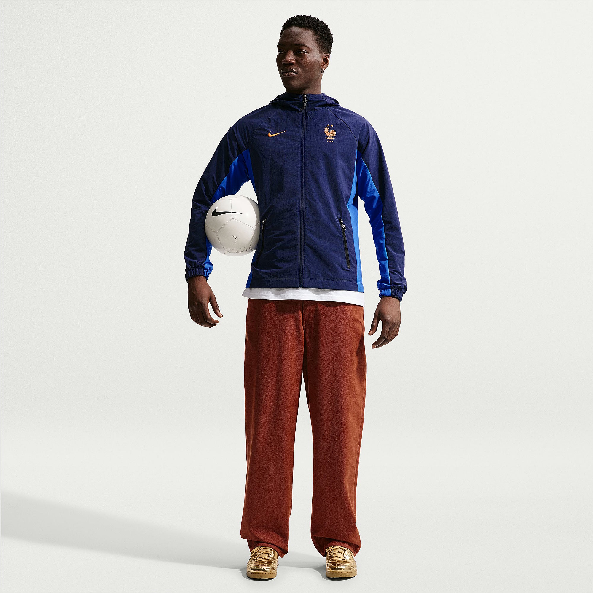 Nike France 2026 AWF Woven Jacket - Blackened Blue/Game Royal