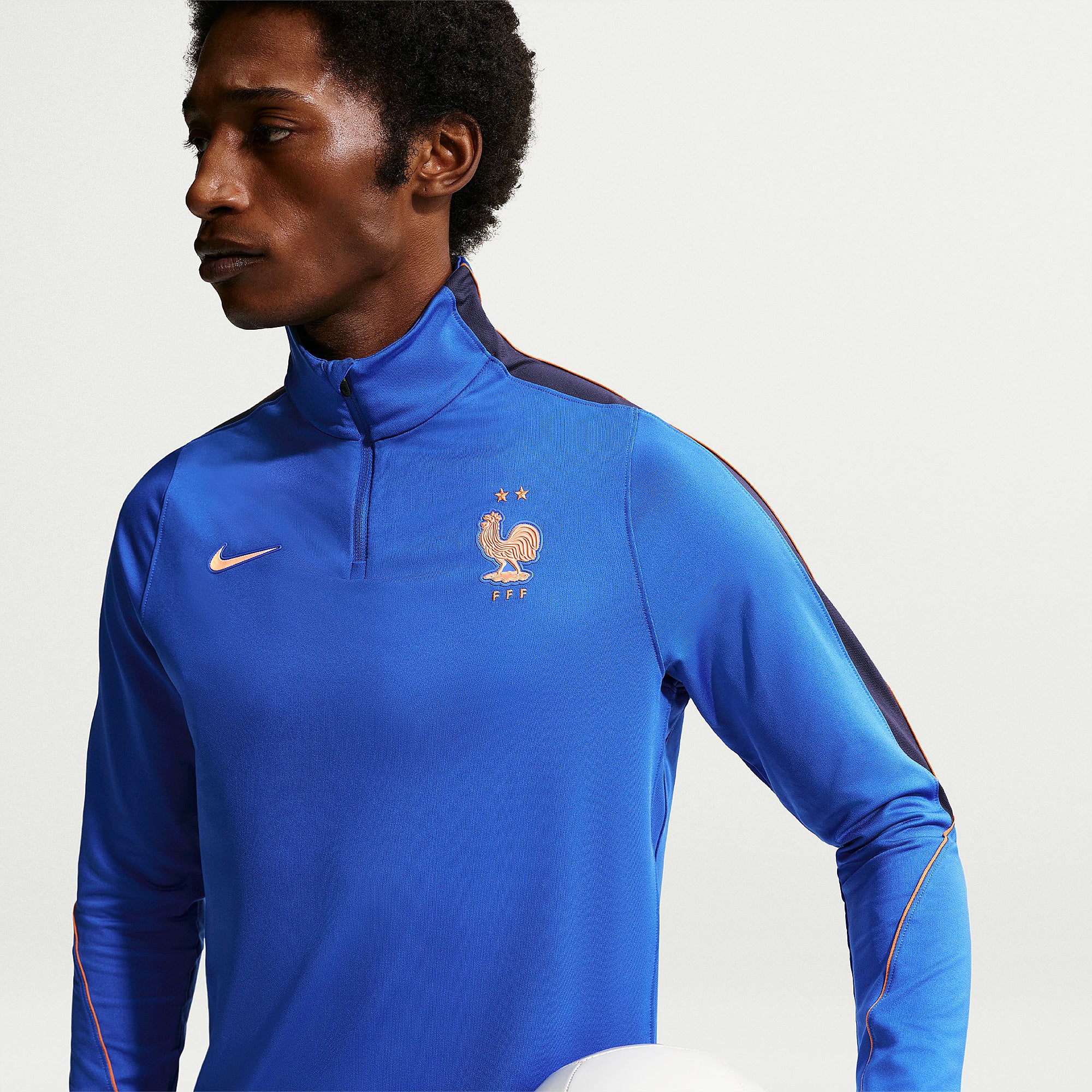 Nike France 2026 Dri-FIT Strike Drill Top - Game Royal/Blackened