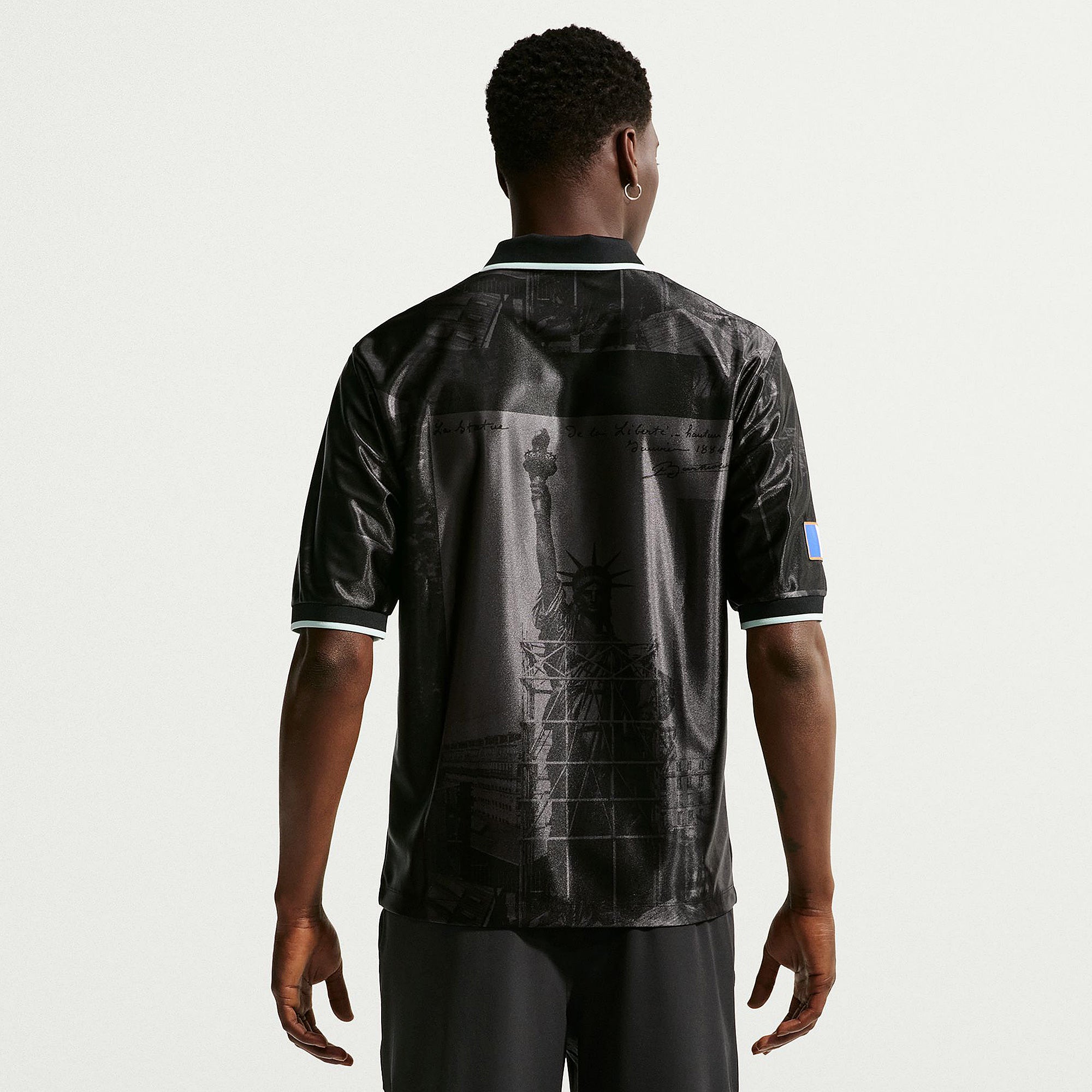 Nike FFF フランス代表 ユニフォーム ブラック S Nike France 2026 Dri-FIT Energy Top - Anthracite/Igloo/Metallic