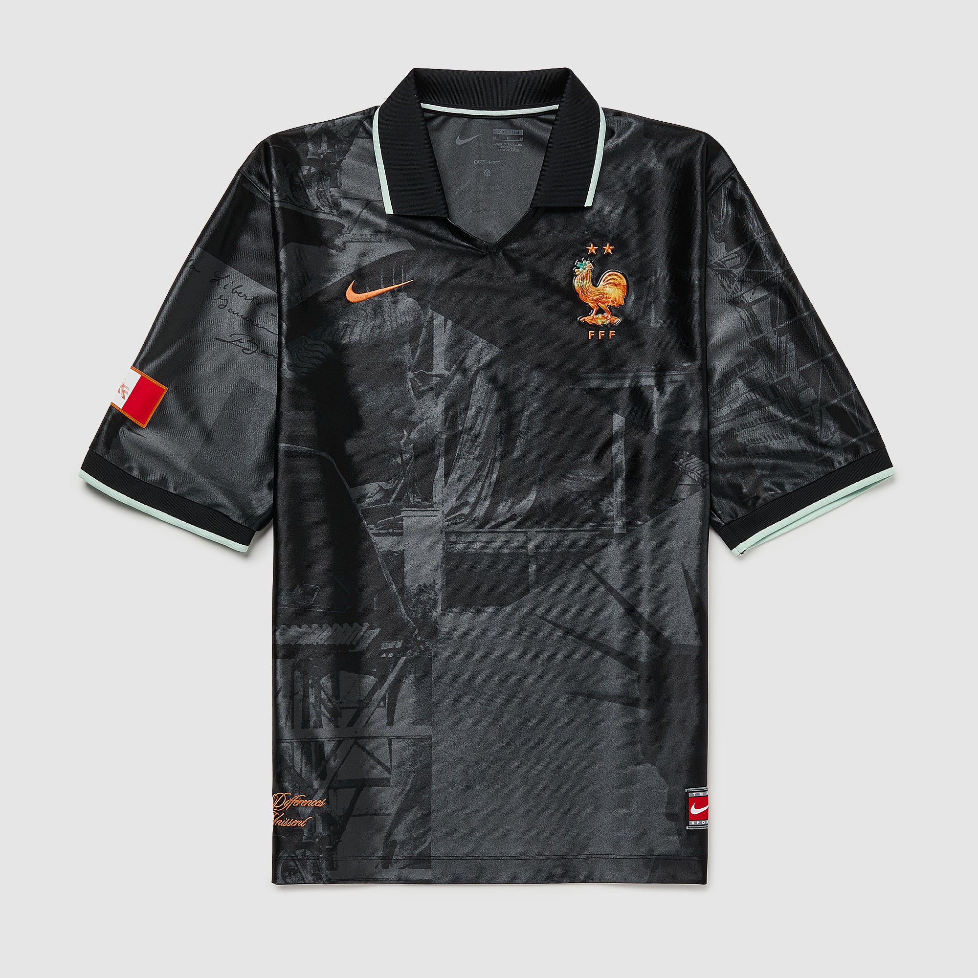 Nike France 2026 Dri-FIT Energy Top - Anthracite/Igloo/Metallic