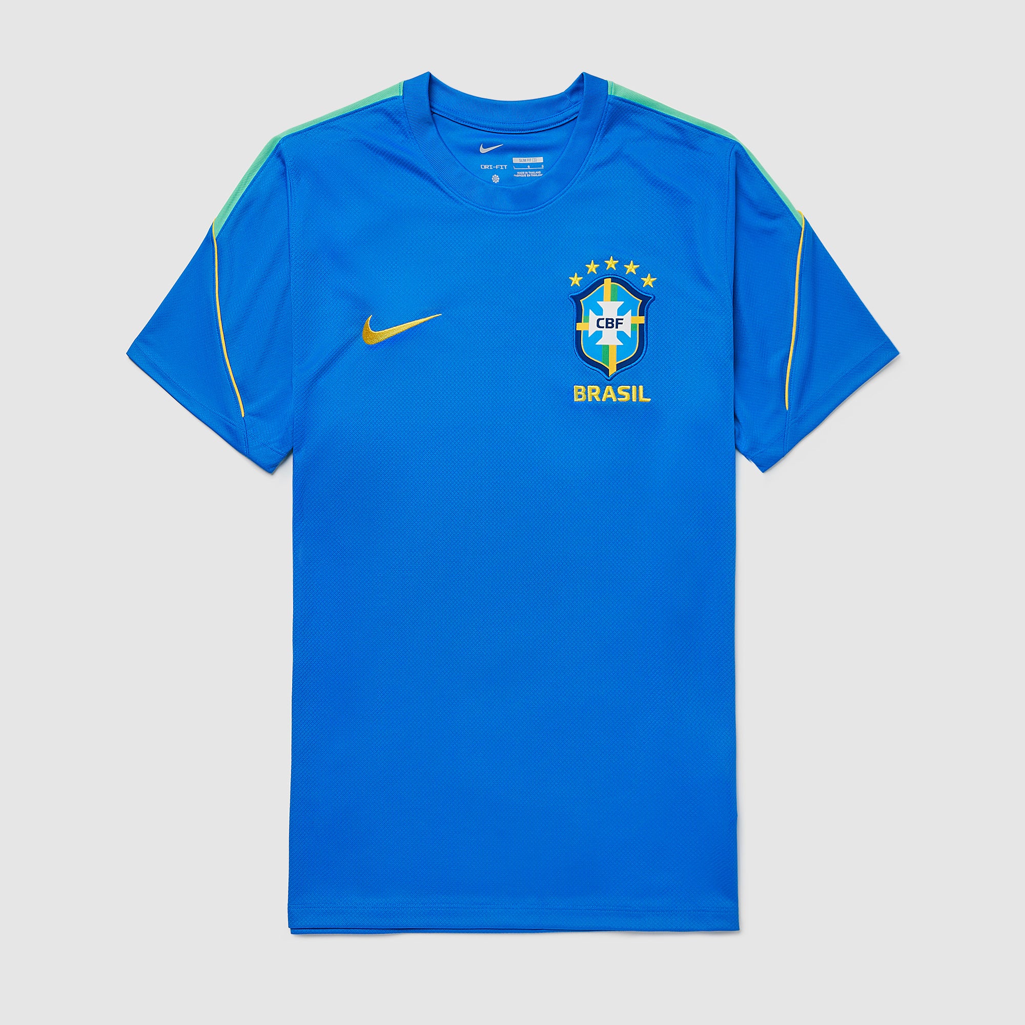 Nike Brazil 2026 Dri-FIT Stadium Home Shirt - Canary/Light Menta