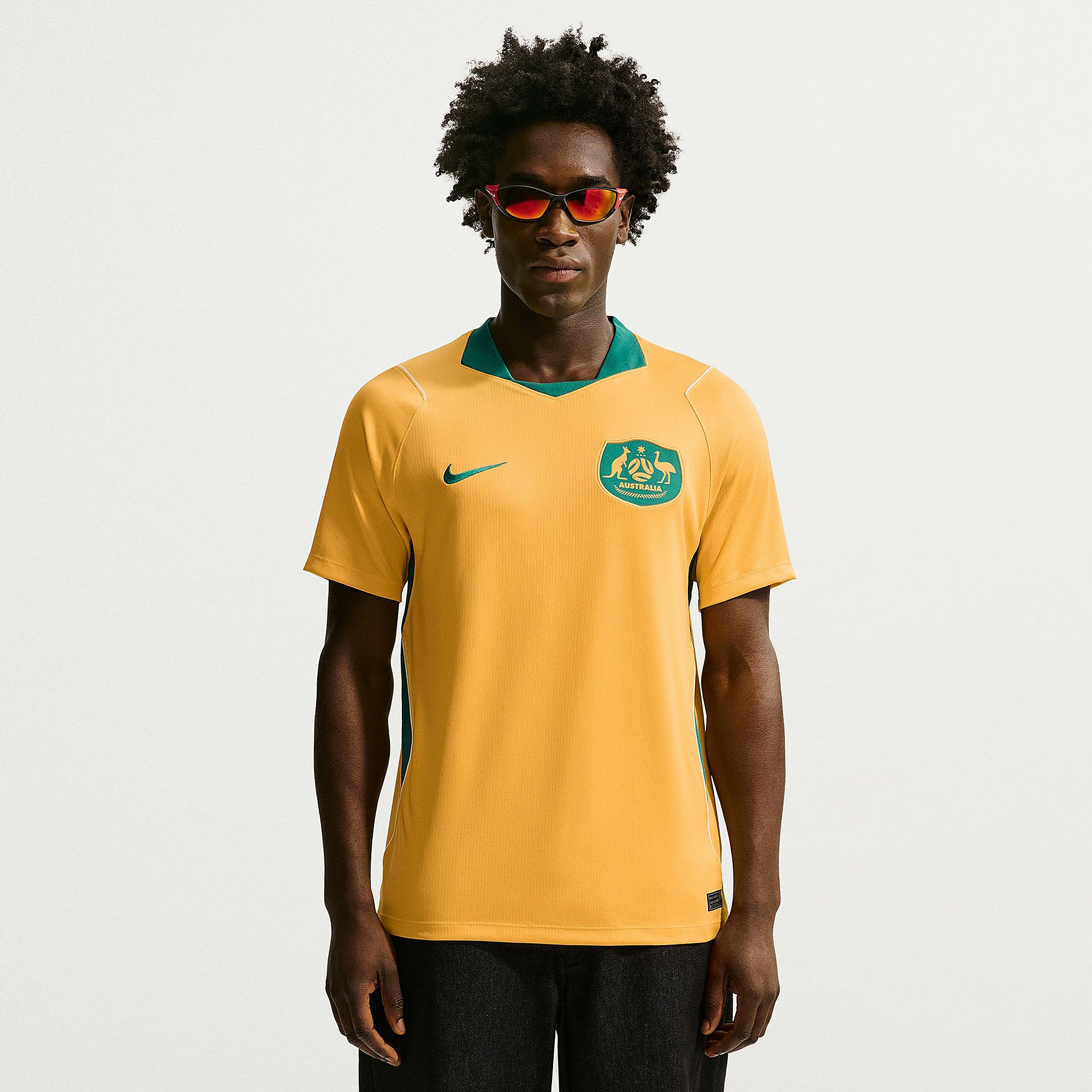 Nike Womens Australia 2023 Dri-fit Stadium SS Away Shirt - Hyper