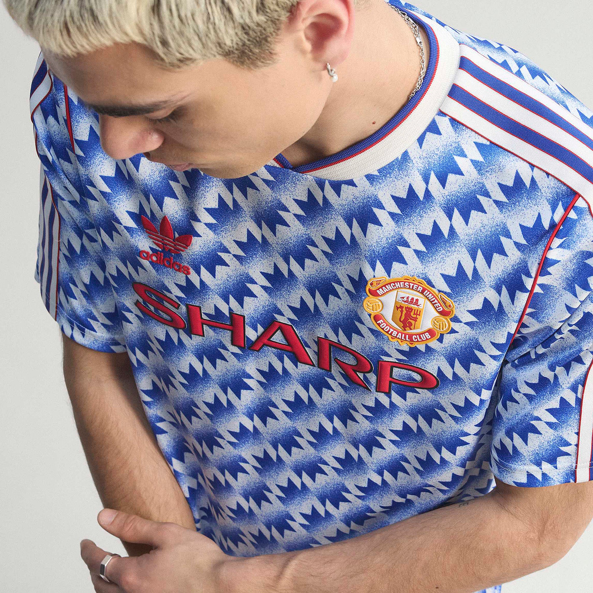 adidas Originals Manchester United 1990 Away Shirt - Multicolour