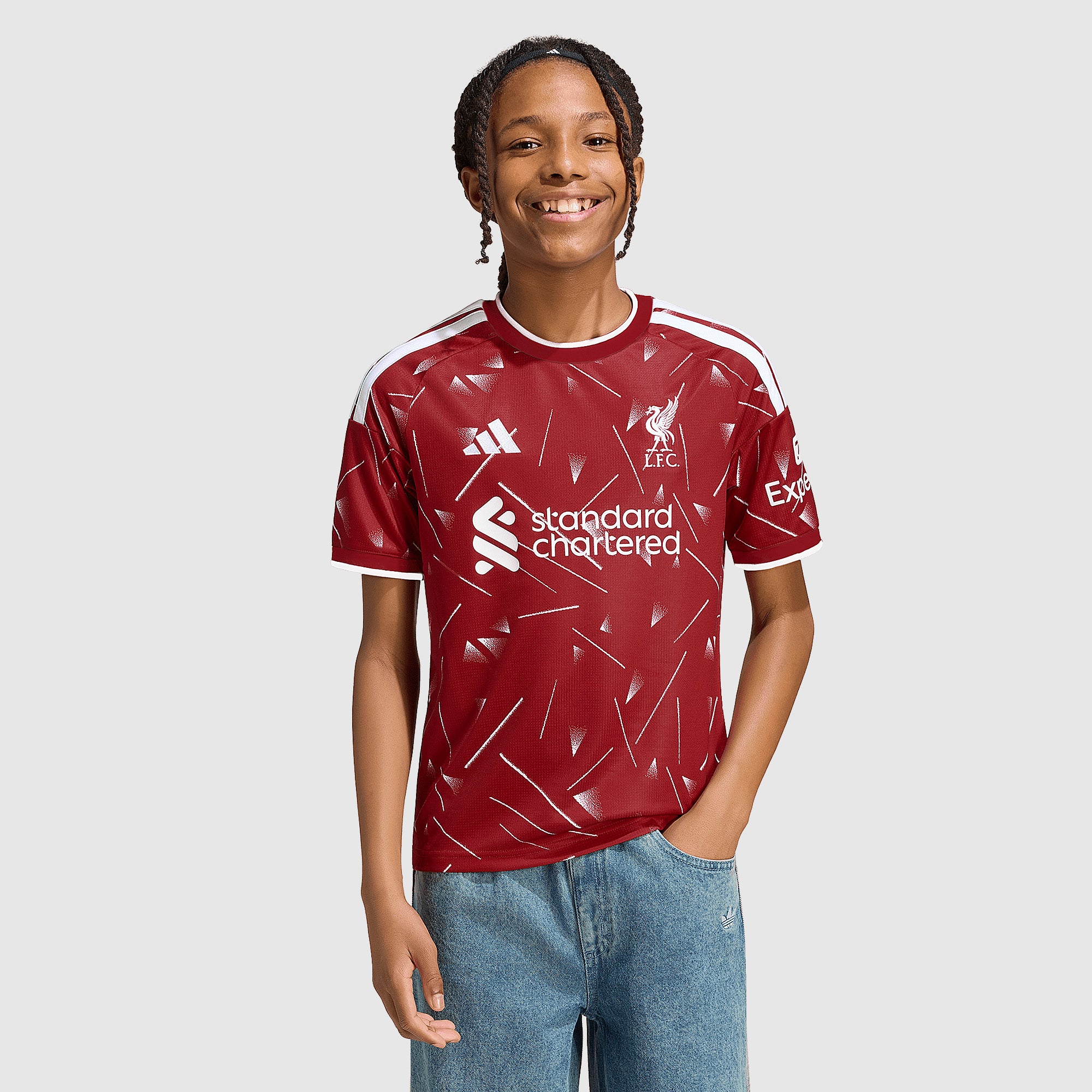 adidas Liverpool 26/27 Home Shirt - Active Maroon - Mens Replica
