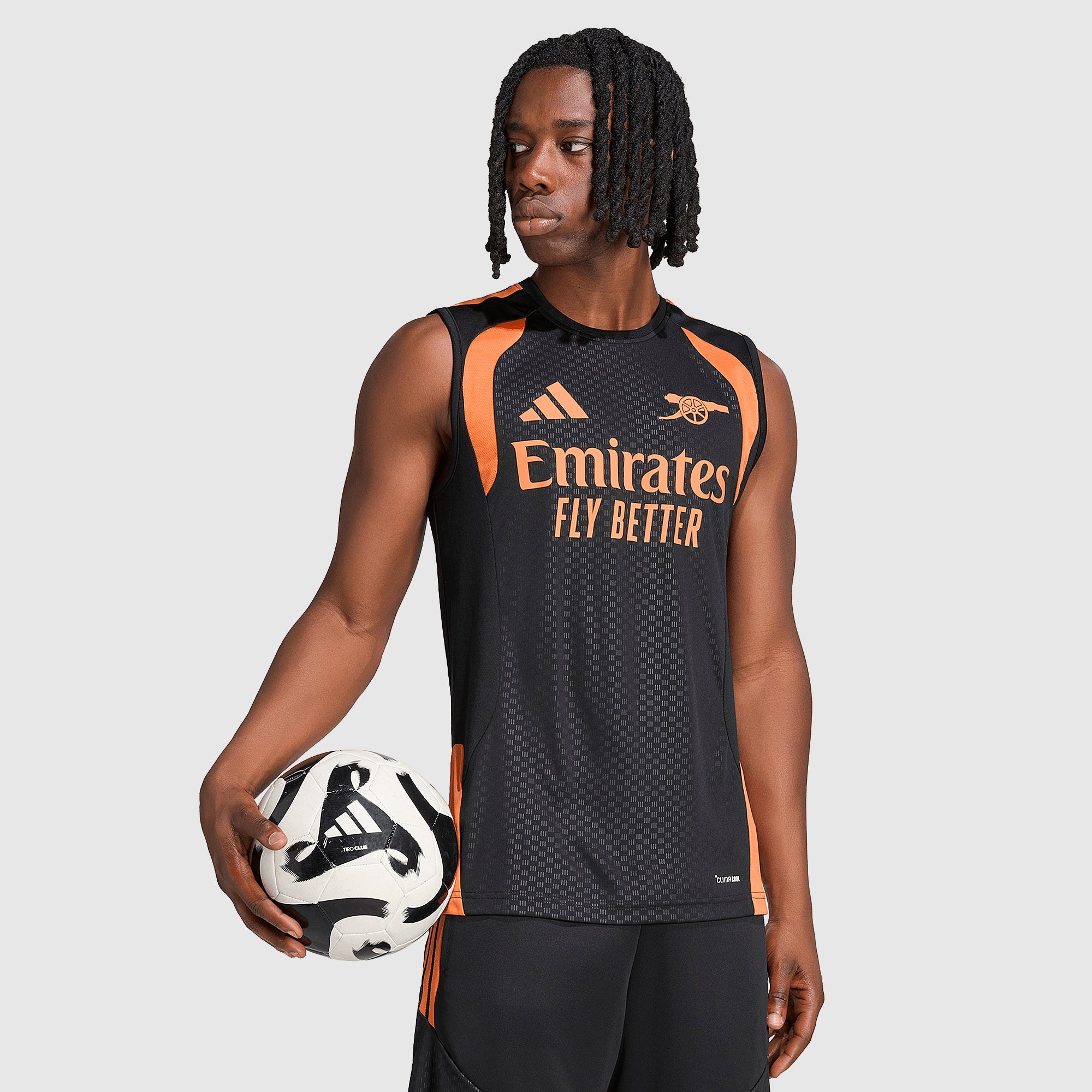  Arsenal 26/27 トレーニング ノースリーブ adidas Arsenal 26/27 Training Sleeveless Shirt - Black - Mens Replica