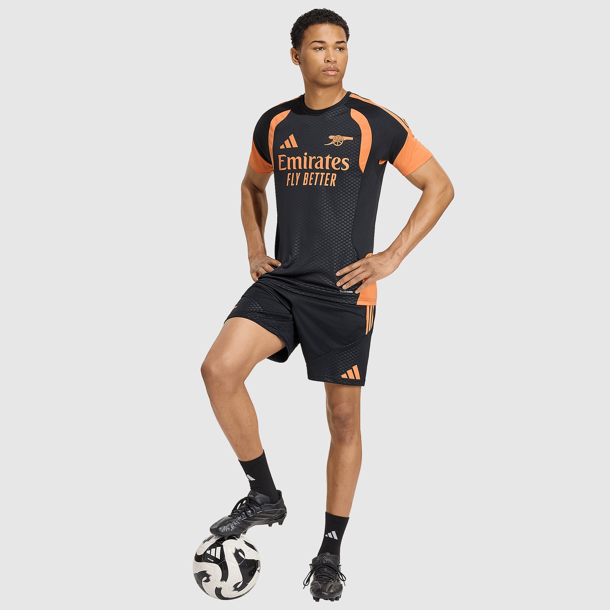 adidas Arsenal 26/27 Training Shirt - Black - Mens Replica