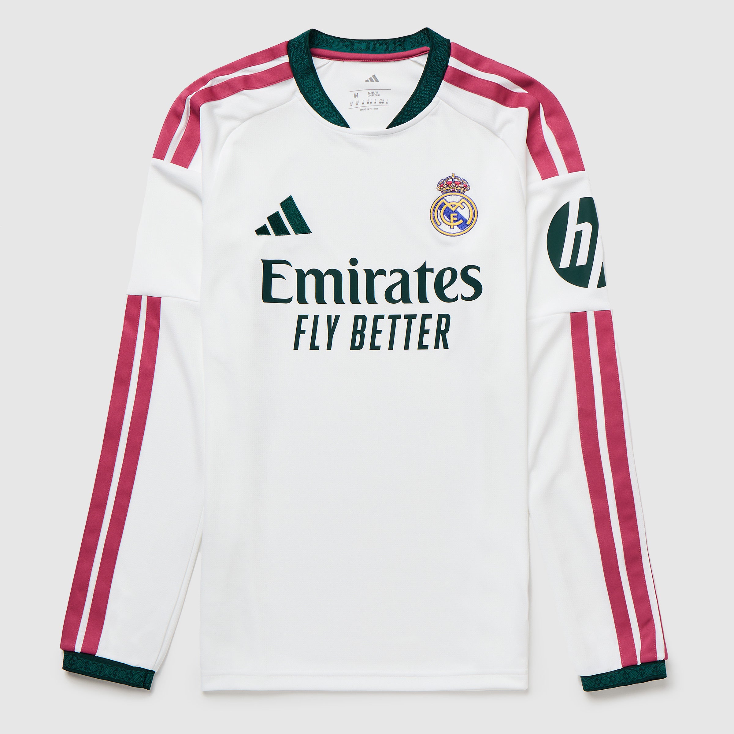 adidas Real Madrid 26/27 Home LS Shirt - White - Mens Replica