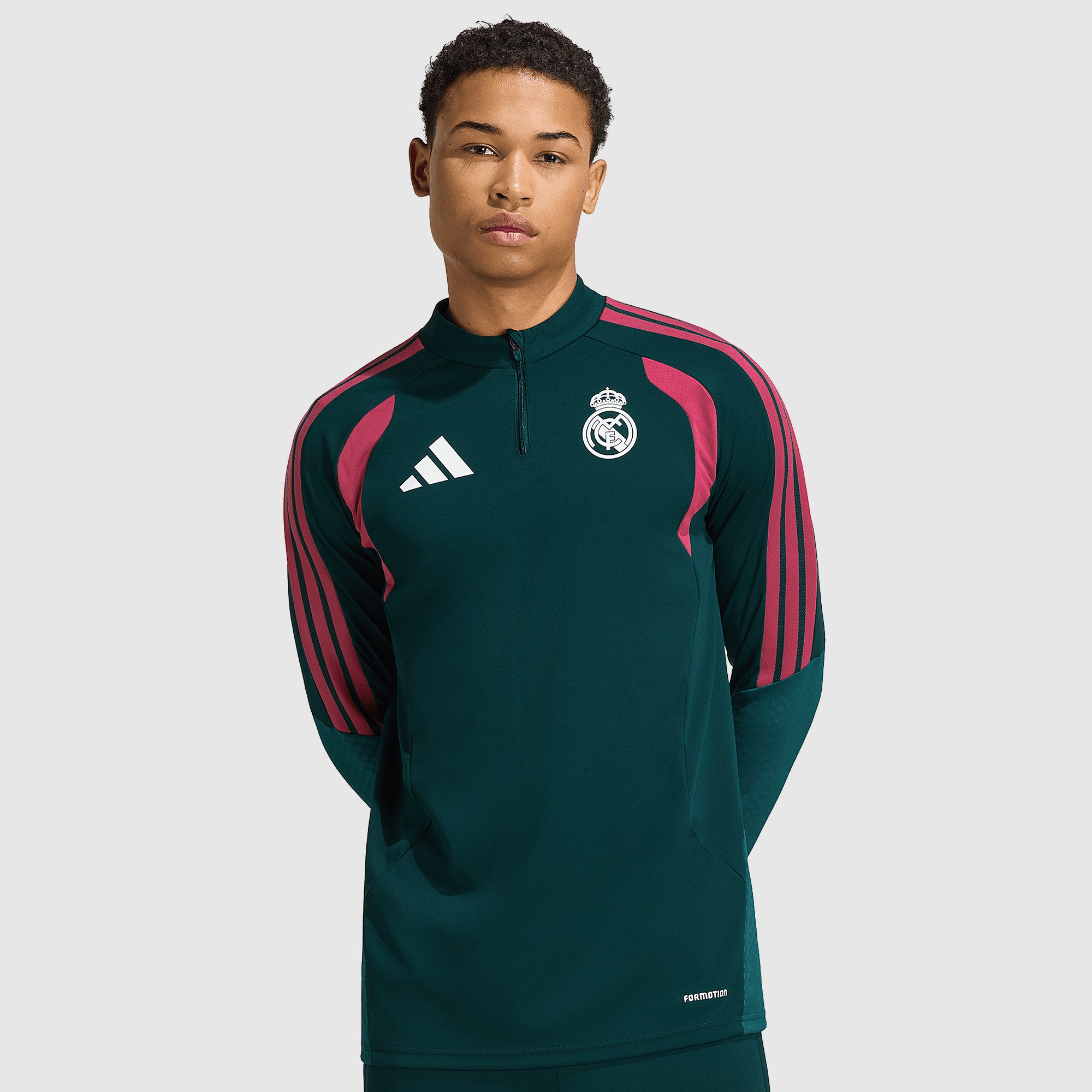 adidas Real Madrid 26/27 Training Shirt - Aurora Ivy/Wild Pink
