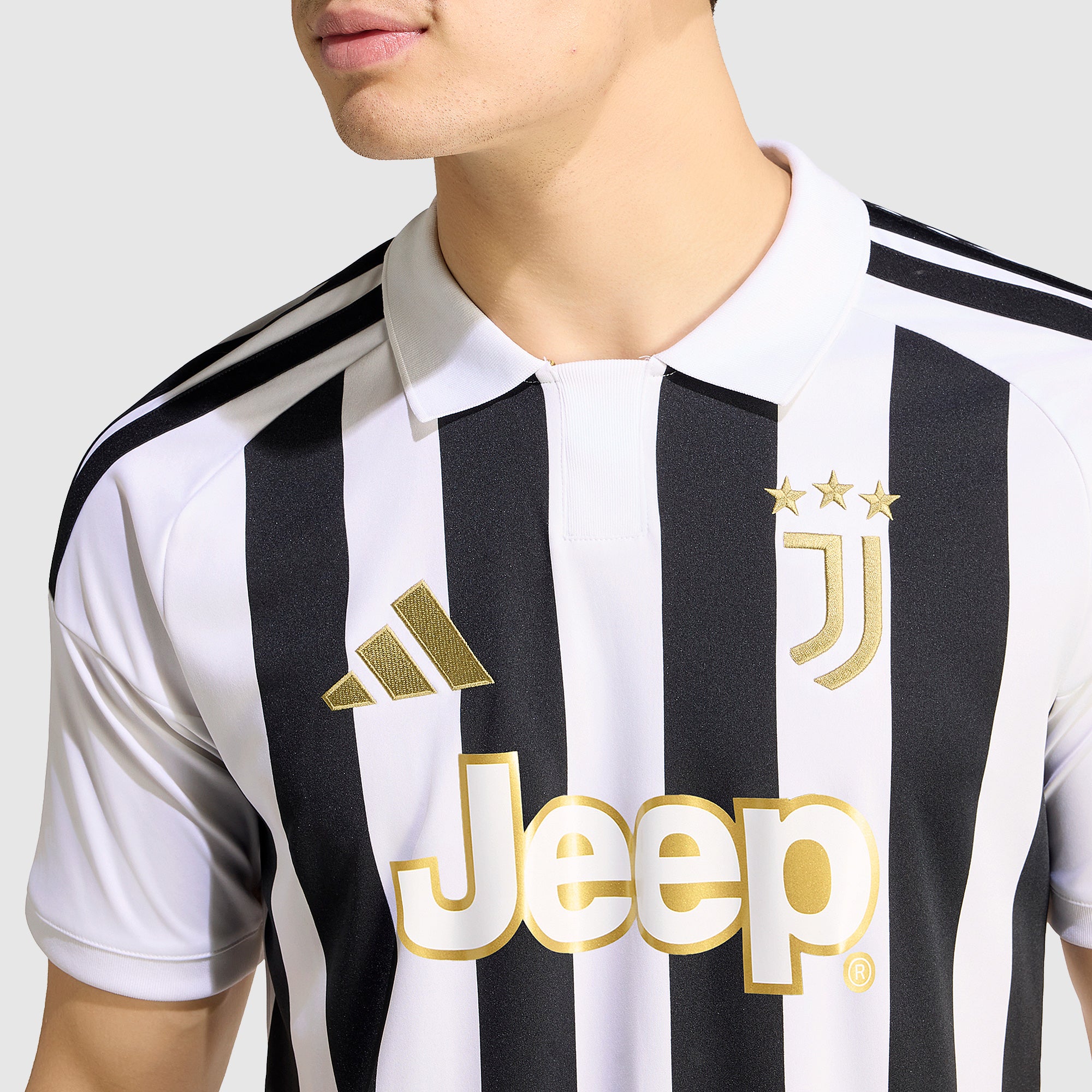 adidas Juventus 26/27 Home Shirt - White/Black - Mens Replica
