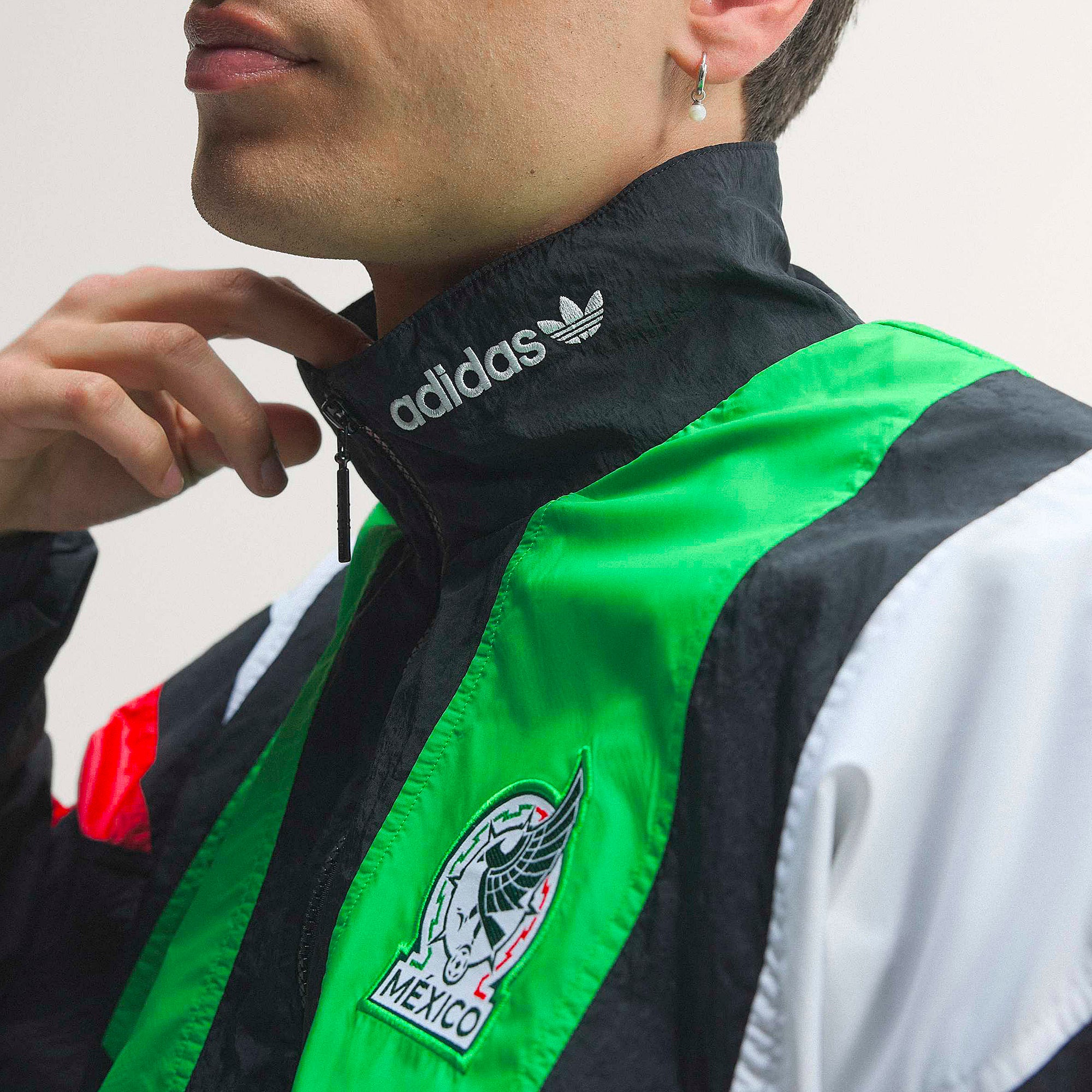 adidas Mexico 2026 EQT Track Top - Black - Mens Replica