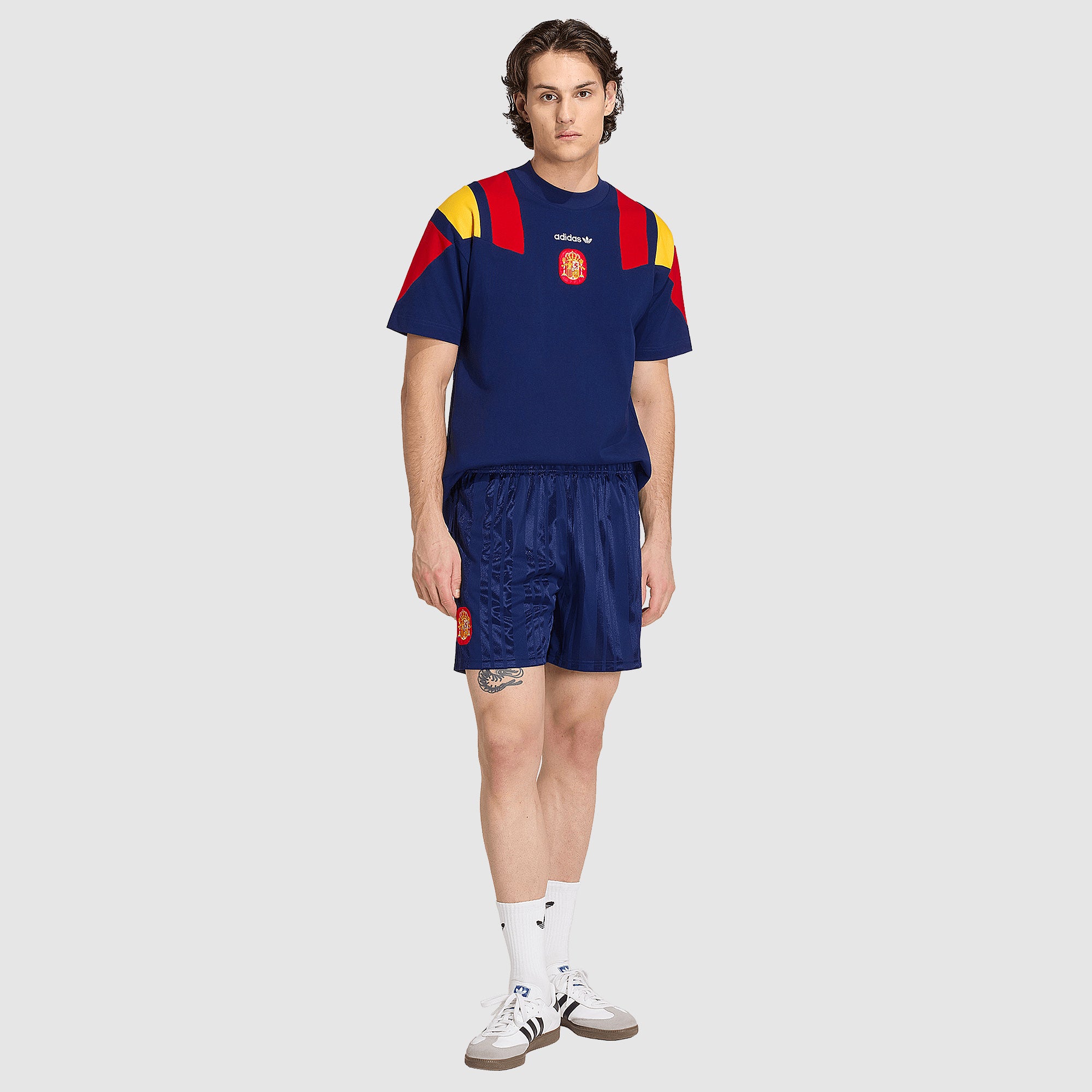 adidas Spain 2026 EQT T-Shirt - Dark Blue - Mens Replica