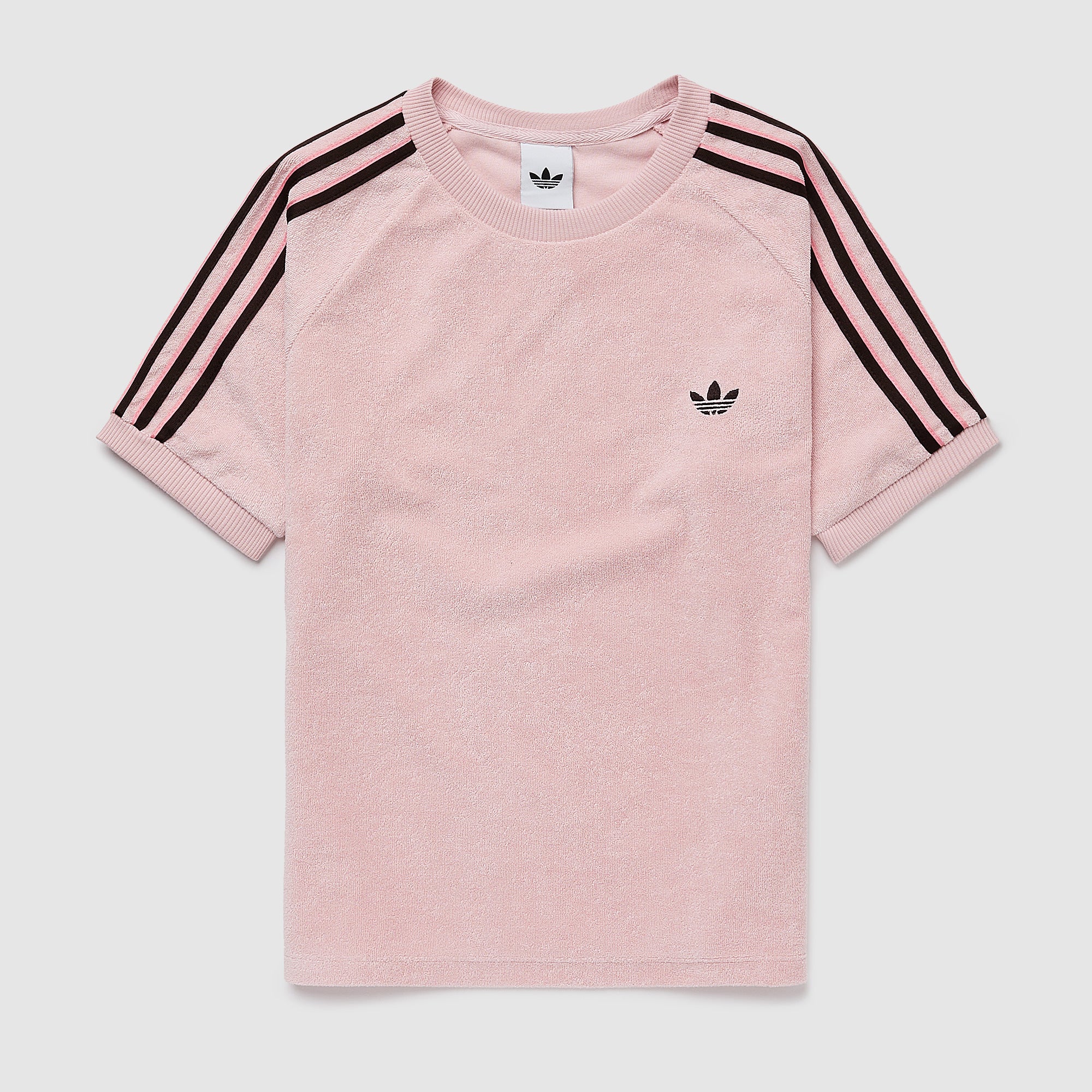 adidas Originals Womens Terry Towel Cali T-Shirt - Sandy Pink