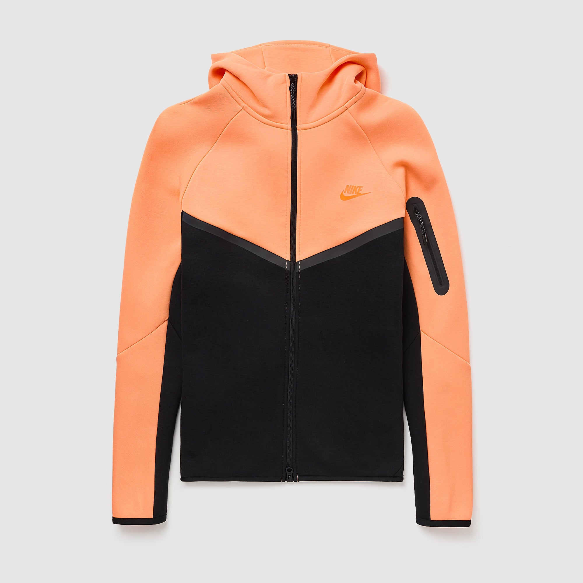 Nike Sportswear Tech Fleece Full Zip Windrunner Hoodie - Orange
