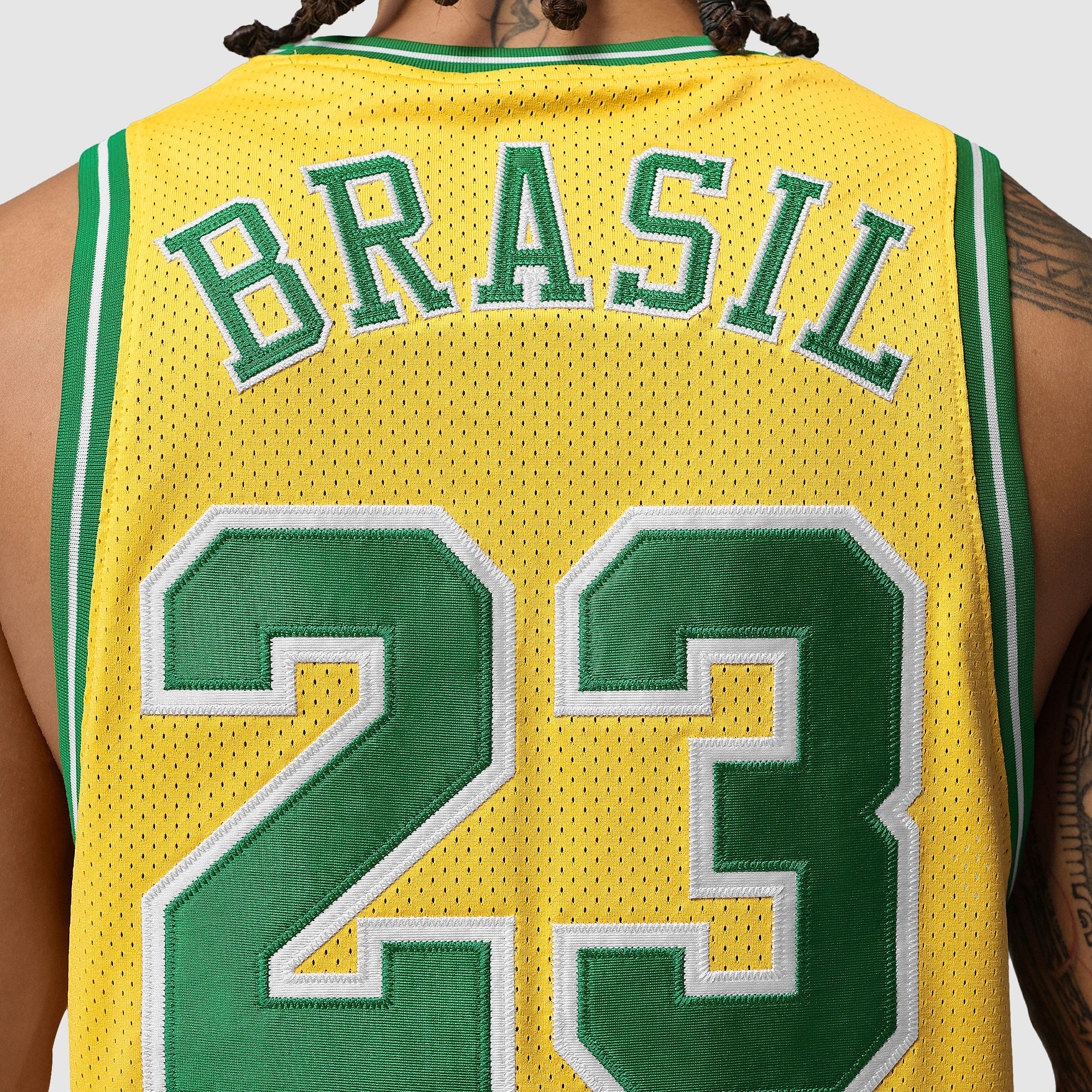 Jordan x Brazil 2026 Essentials Mesh Jersey - Varsity Maize/Lucky