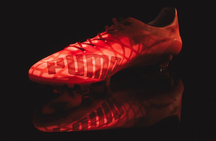 Puma evoSPEED Sl FG - Mens Boots - Firm Ground - Lava Blast/White