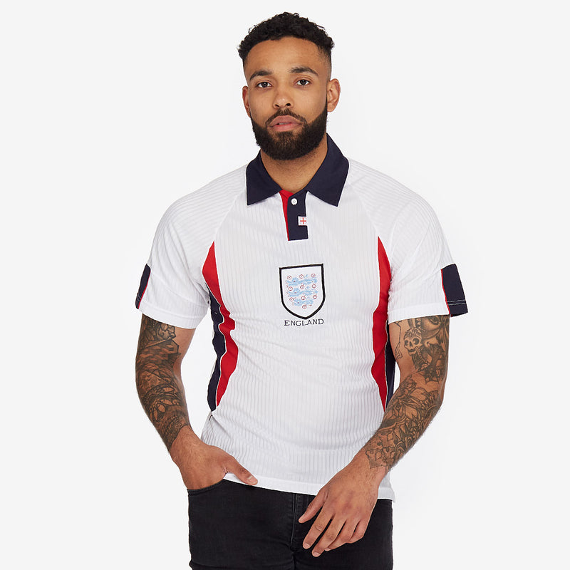 Angleterre 1982 Maison - Rétro Football Chemise - Paquet De 2 - Voiture Angleterre 1982 Maison - Rétro Football Chemise - Paquet De 2 - Voiture