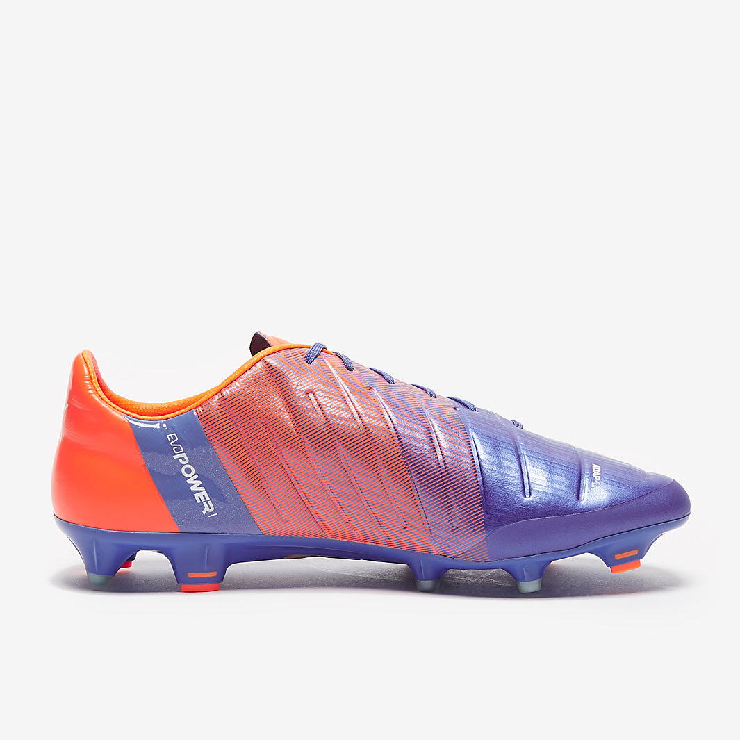 Puma evoPOWER 1.3 FG - Blue Yonder/Puma White/Shocking Orange
