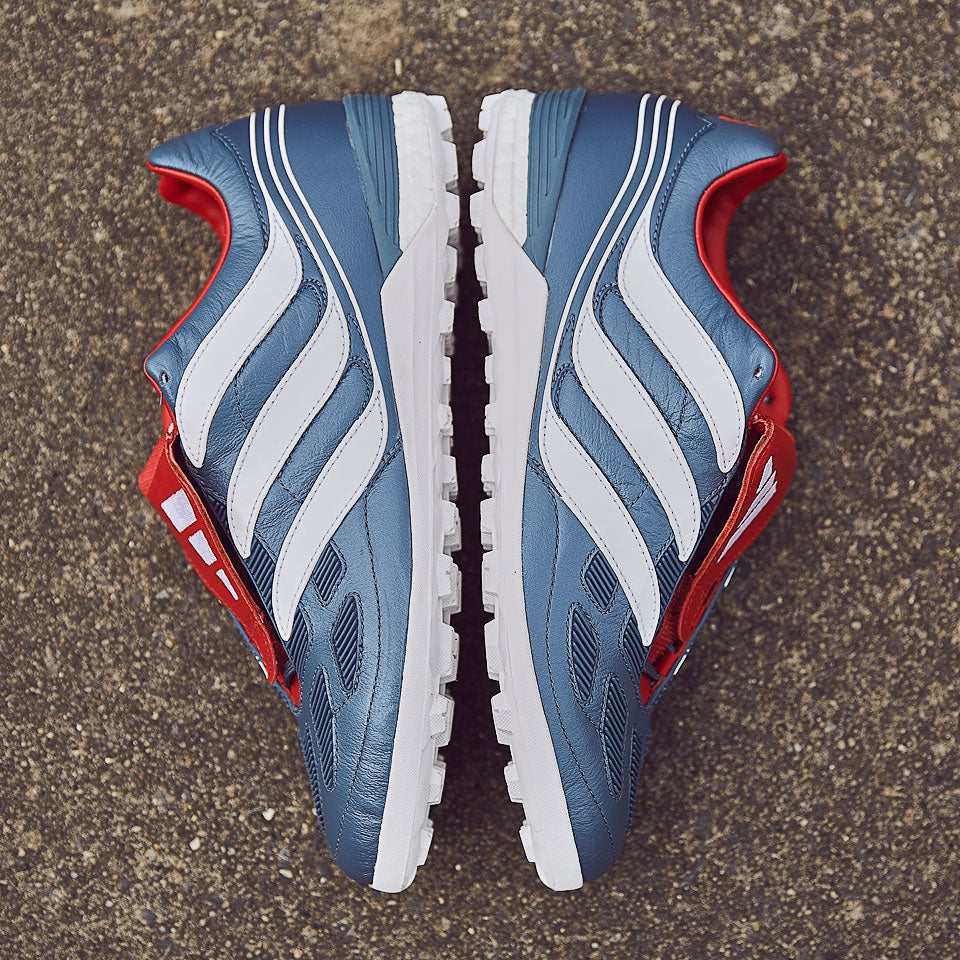 adidas Predator Precision TF - Mens Boots - Turf Trainer - Blue