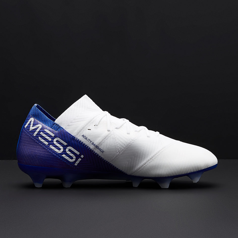 adidas Nemeziz Messi 18.1 FG - Mens Boots - Firm Ground - White
