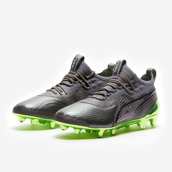 Puma One 19.1 Limited Edition FG/AG - Aged Silver/Charcoal Grey/Fizzy Yellow