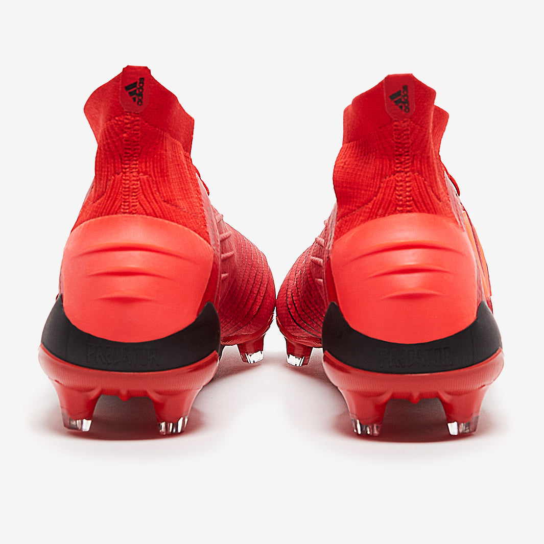 adidas Predator 19.1 FG - Active Red/Solar Red/Core Black - Firm