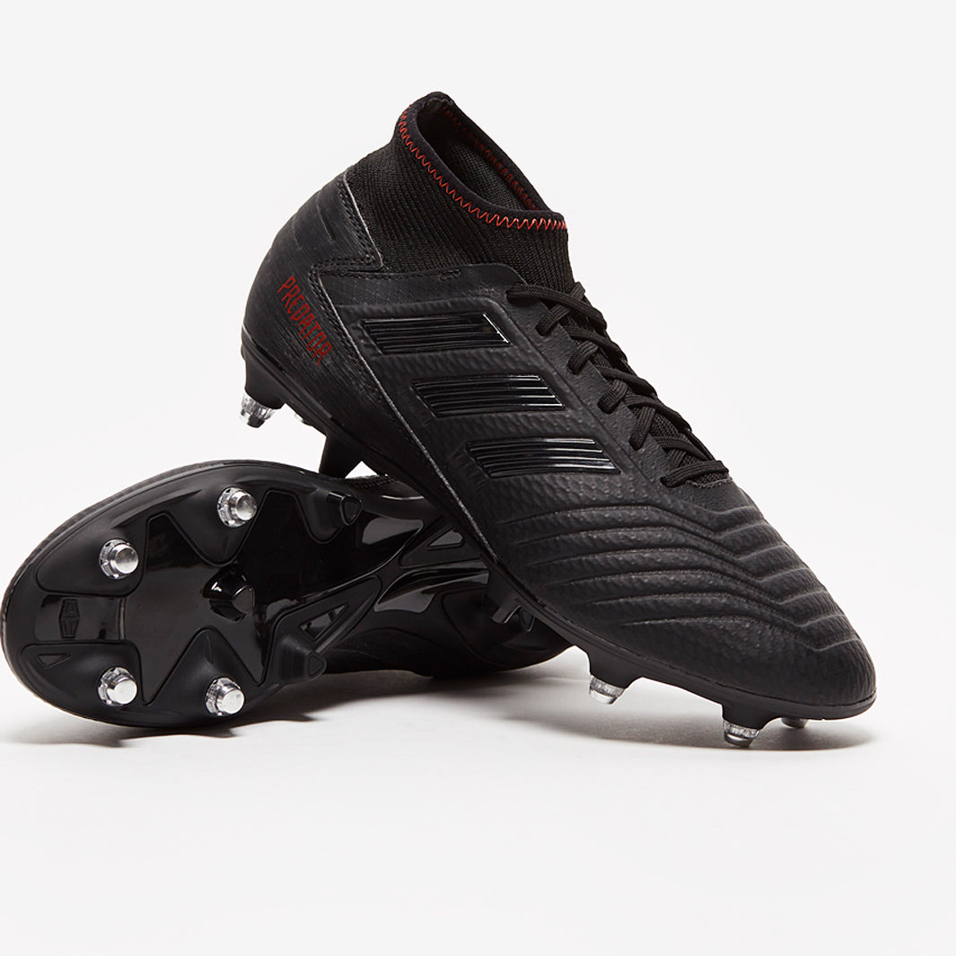adidas Predator 19.3 SG - Core Black/Active Red - Soft Ground