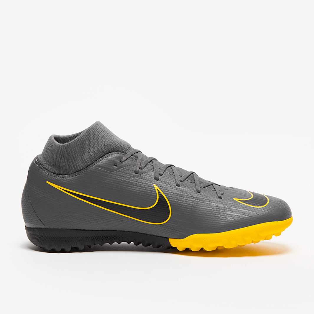 Nike Mercurial Superfly VI Academy TF - Dark Grey/Black/Yellow