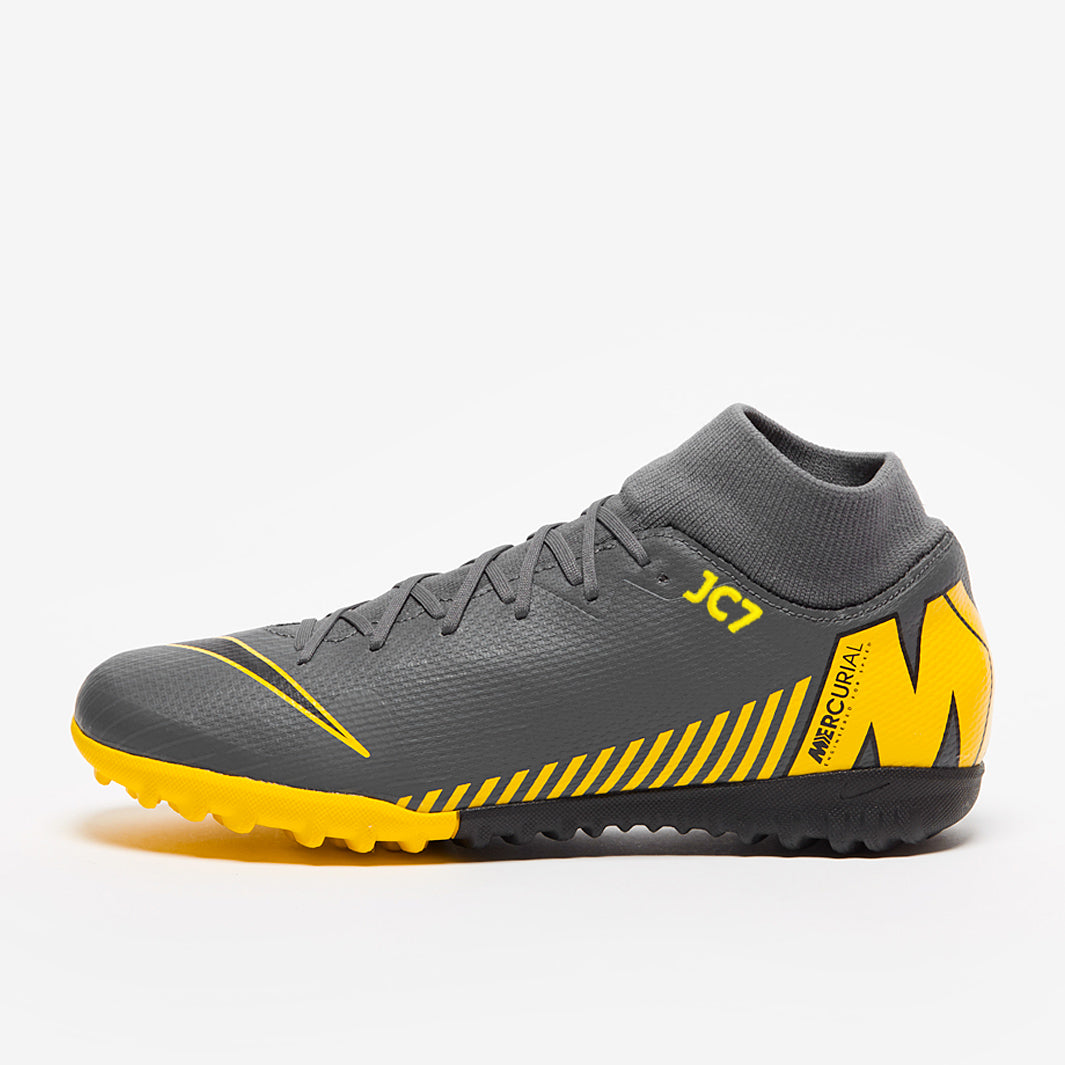 Nike Mercurial Superfly VI Academy TF - Dark Grey/Black/Yellow