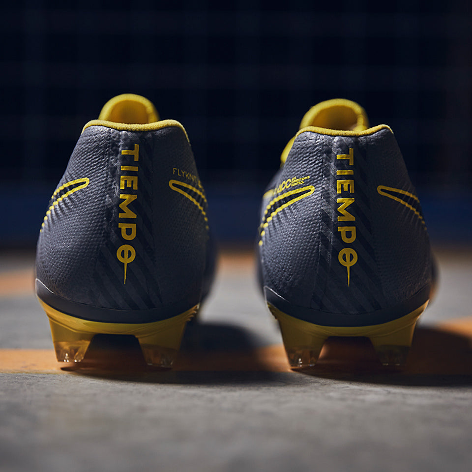 NIKE Tiempo スパイクシューズ グレー/イエロー Nike Tiempo Legend 7 Elite Grey Yellow FG – Classic Soccer Cleats