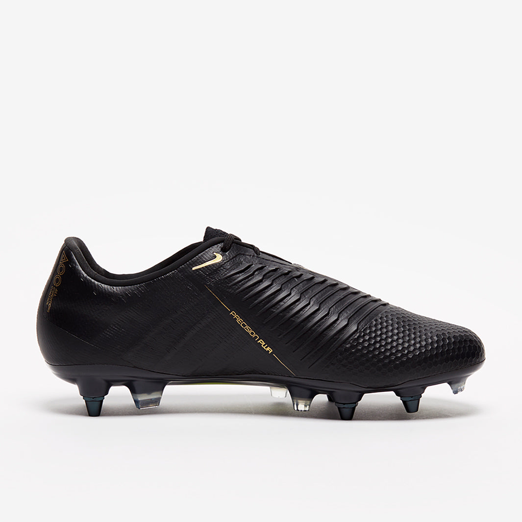 Nike Phantom VNM Elite SG-PRO AC - Black/Metallic Gold - Soft