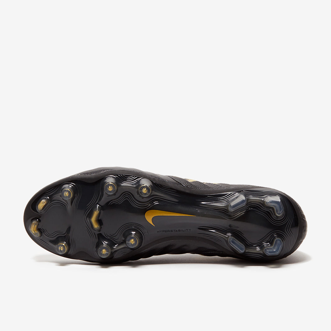 Nike Tiempo Legend VII Elite FG - Black/Metallic Gold - Firm