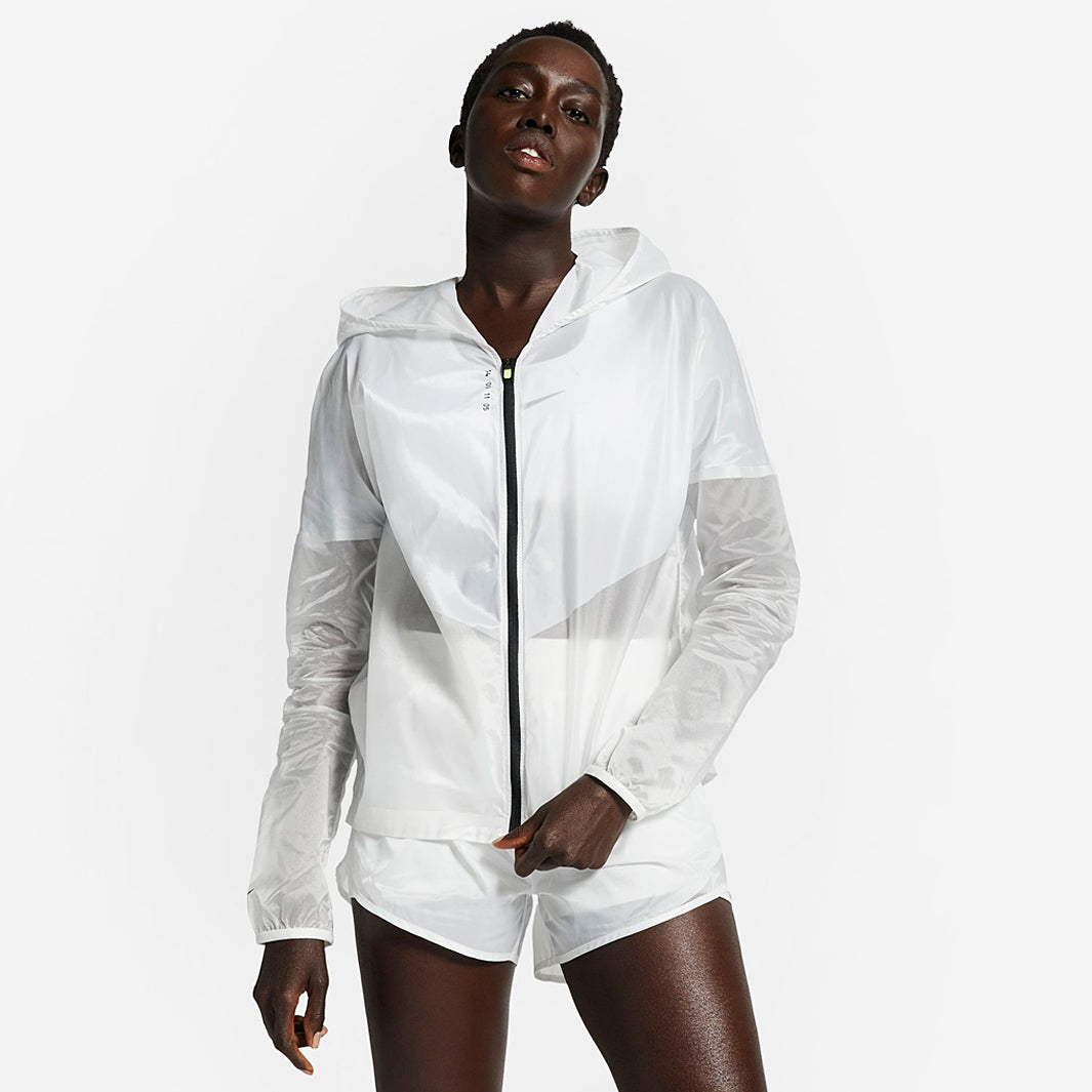 Nike Womens Tech Jacket - Summit White/Reflect Black - Womens