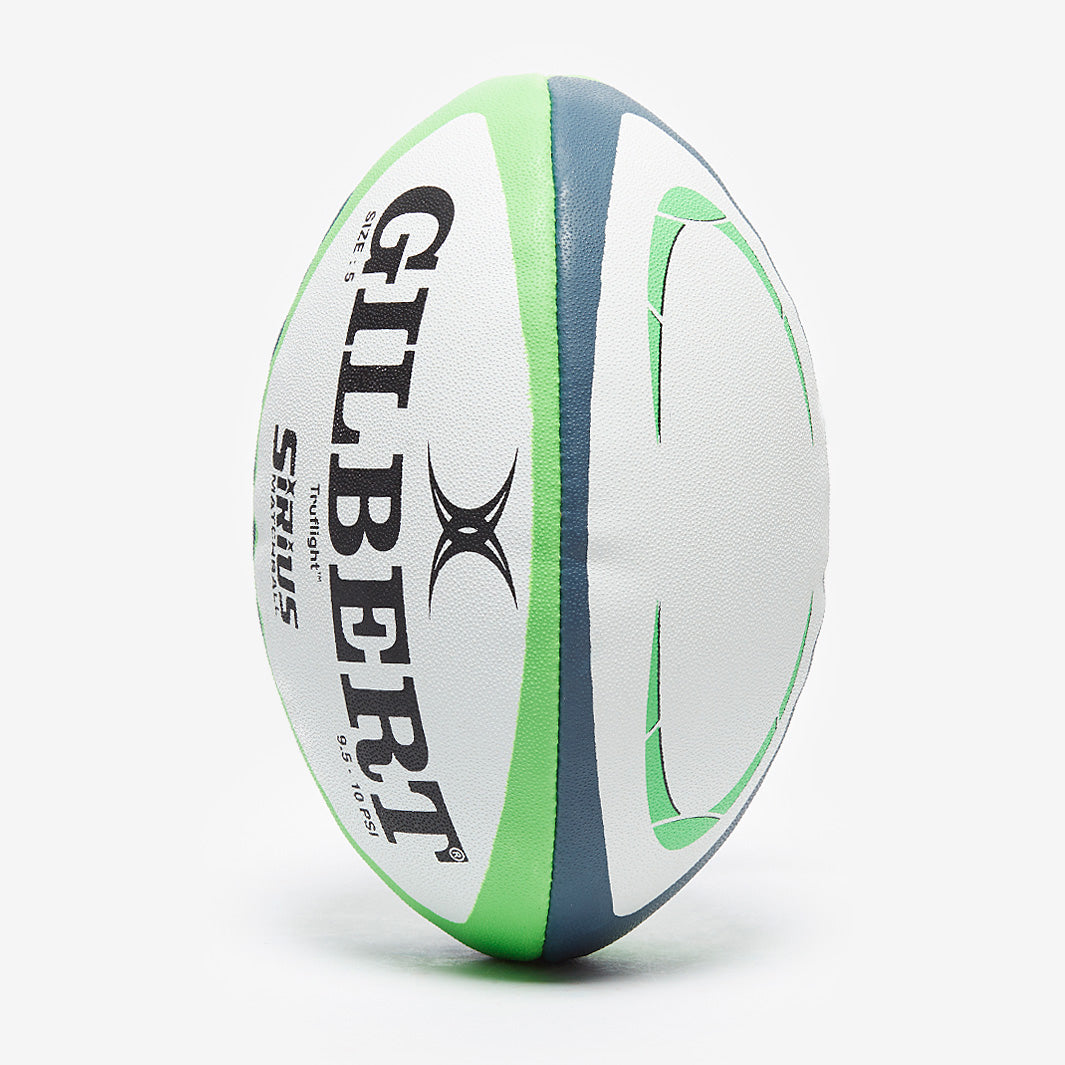 Gilbert Sirius Rugby Match Ball - White - Rugby Balls - Match