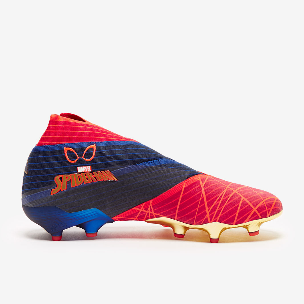 **「MU」** adidas Nemeziz 19+ FG x MARVEL - Active Red/Blue/Core Black - Firm