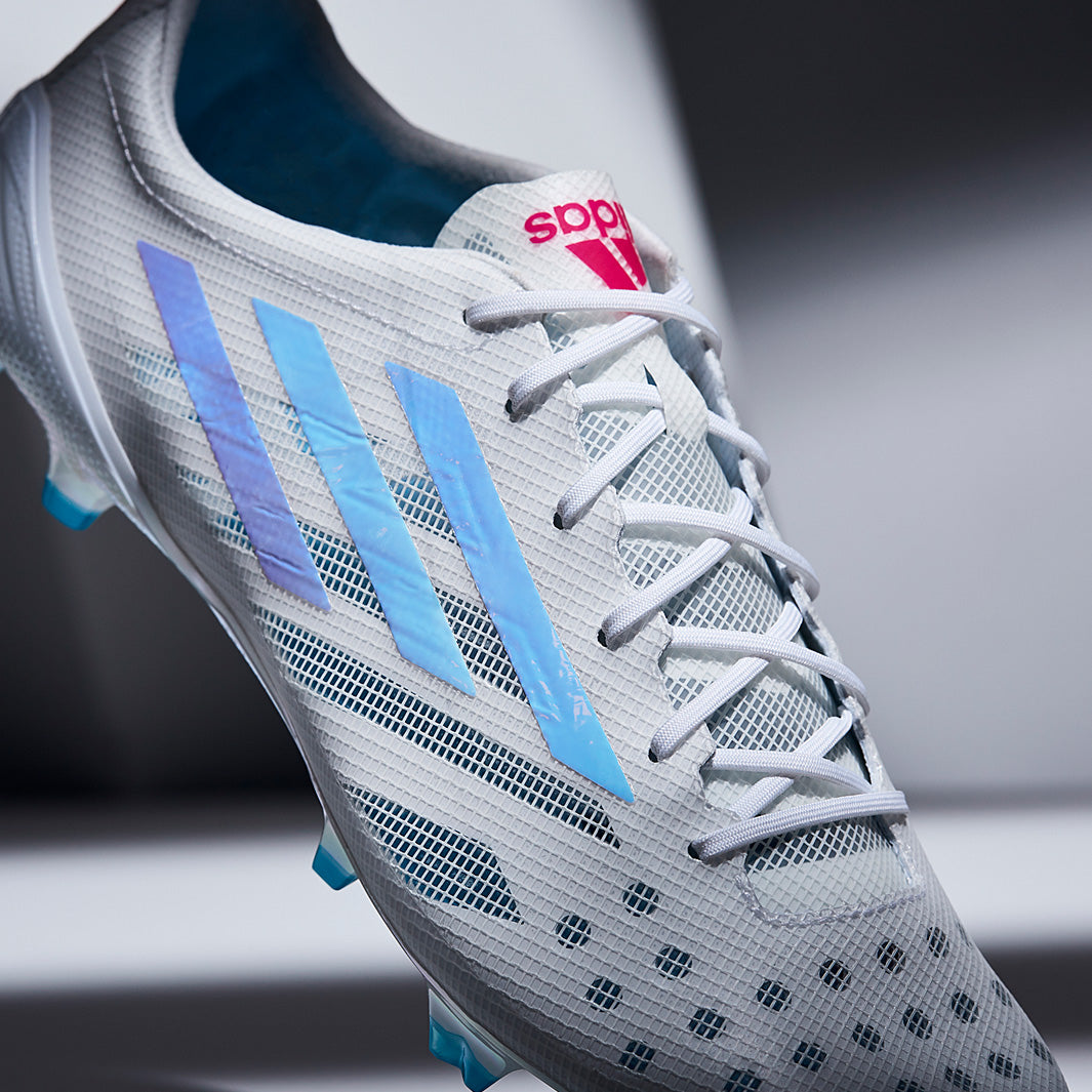 シューズ adidas X99.1 27.0 adidas X 99.1 FG - White/Bright Cyan/Shock Pink - Firm Ground