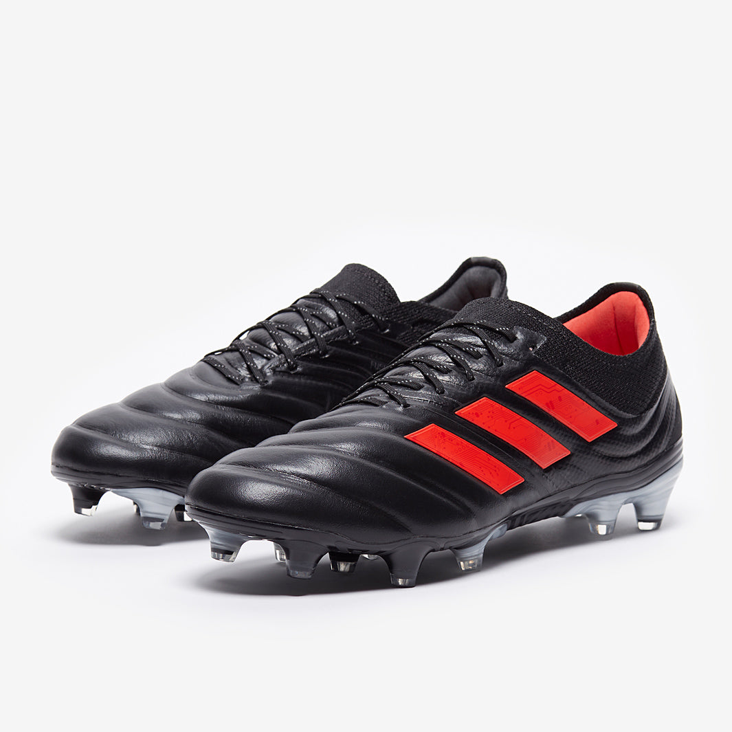 adidas Copa 19.1 FG - Core Black/Hi-Res Red/Silver - Firm Ground