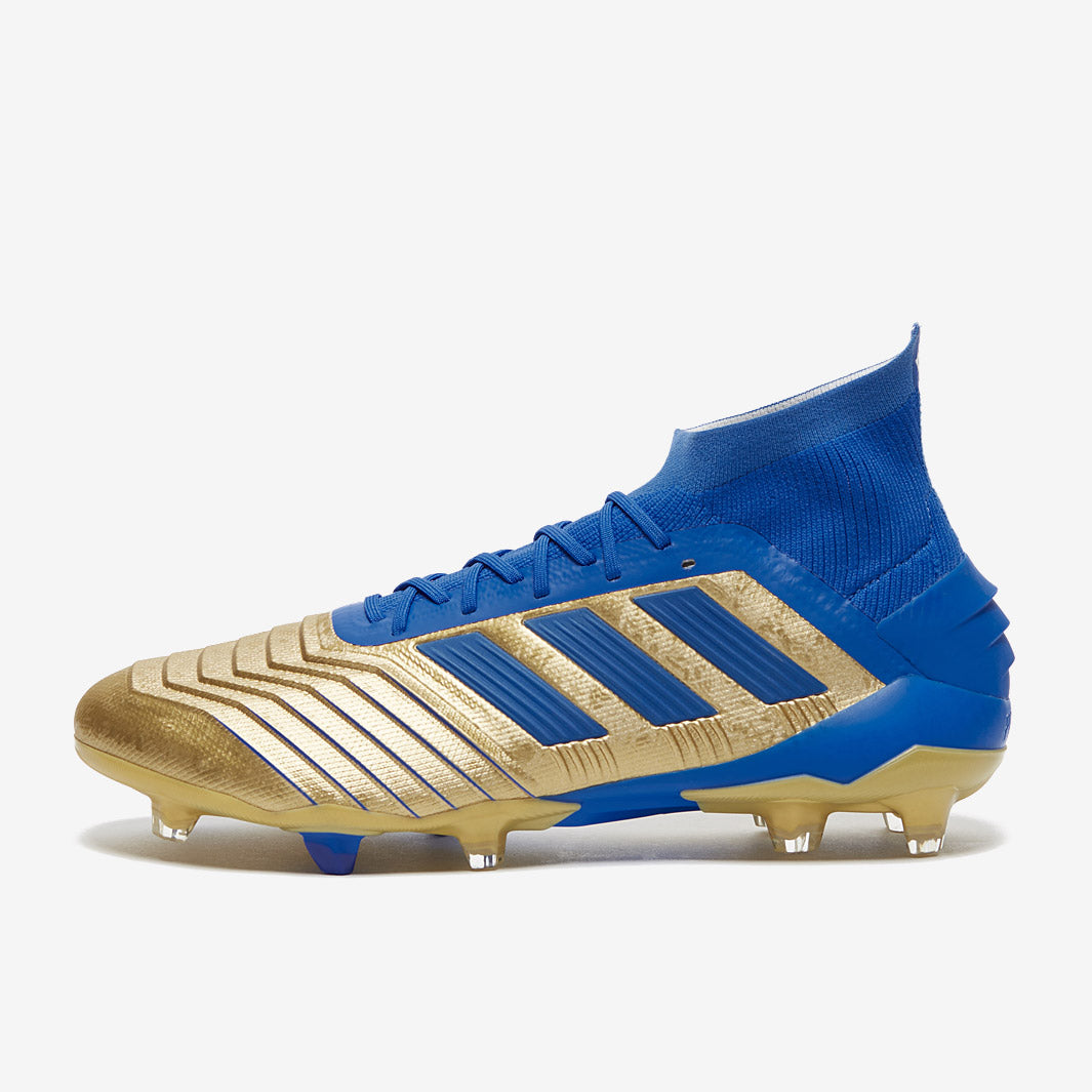 adidas Predator 19.1 FG - Gold Metallic/Blue/White - Firm Ground