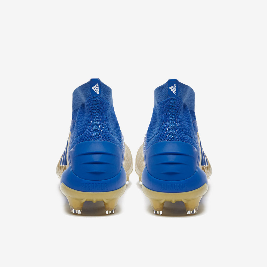 adidas Predator 19.1 FG - Gold Metallic/Blue/White - Firm Ground