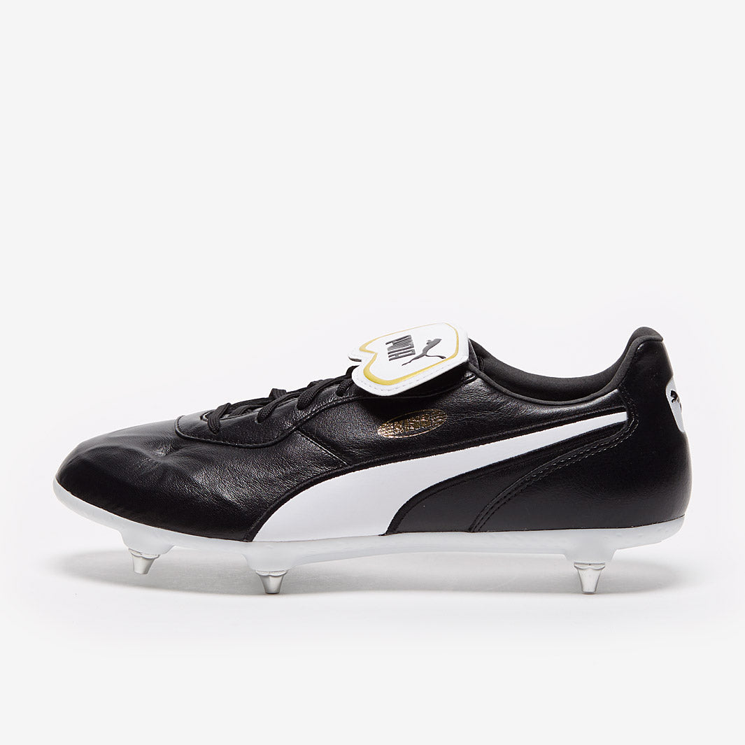 Puma King Top SG - Puma Black/Puma White - Soft Ground - Mens Boots