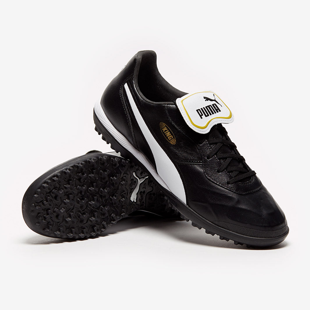 Puma King Top TT - Puma Black/Puma White - Turf Trainer - Mens Boots