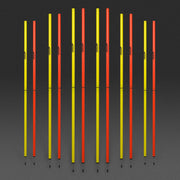 Diamond 2 Piece Pole Set