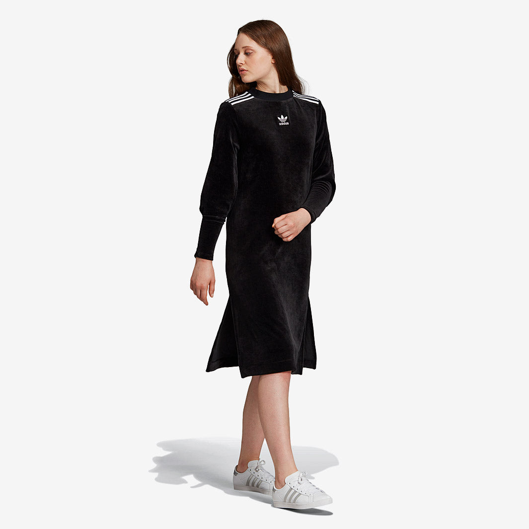adidas Womens Sweater Dress - Black