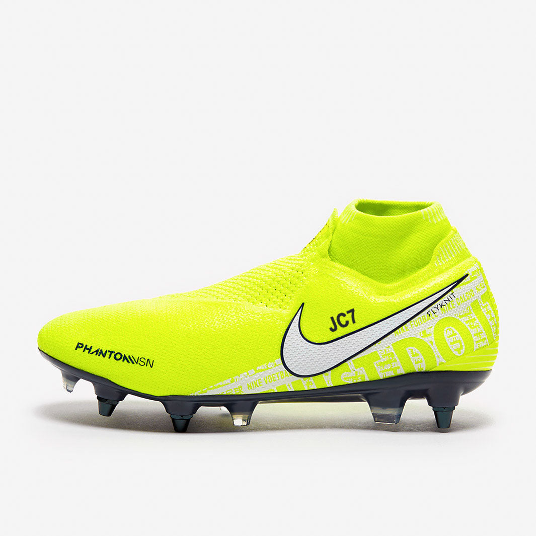 Nike Phantom VSN Elite DF SG-PRO AC - Volt/White/Barely Volt