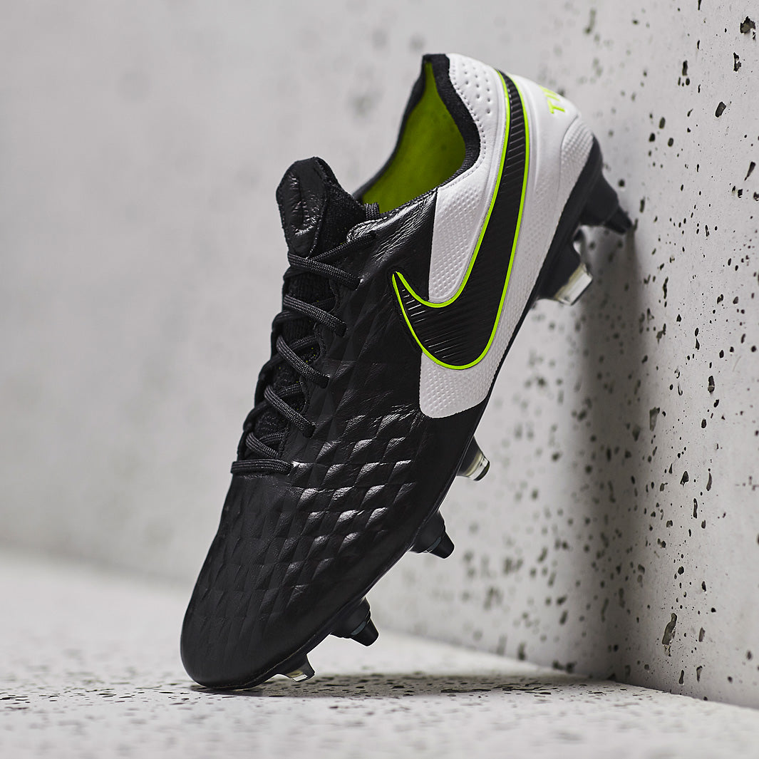 Nike Tiempo Legend VIII Elite SG-PRO AC - Black/Black/White - Soft