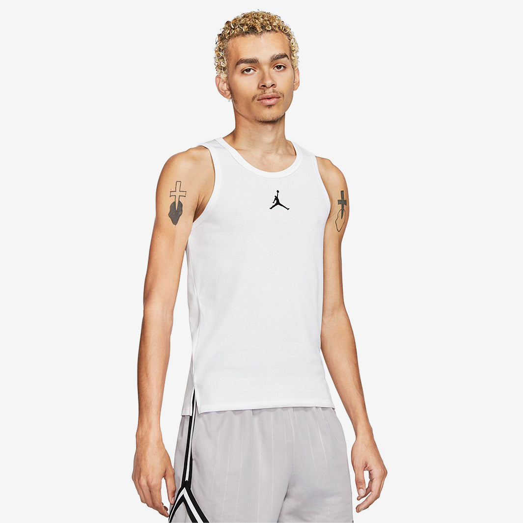 Mens Clothing - Jordan 23 Alpha Buzzer Beater Tank - White - Tank