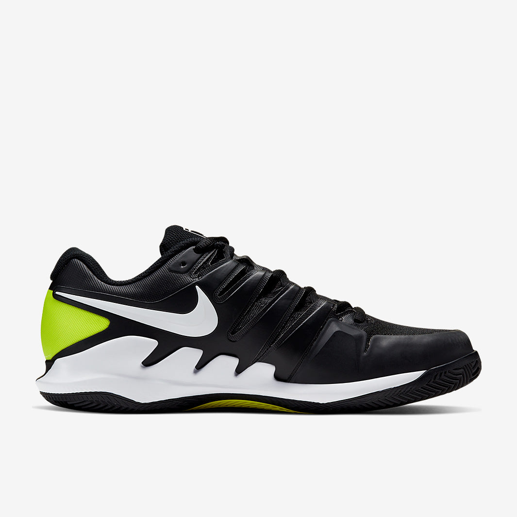 Nike Air Zoom Vapor X Clay - Black/White/Volt - Mens Shoes