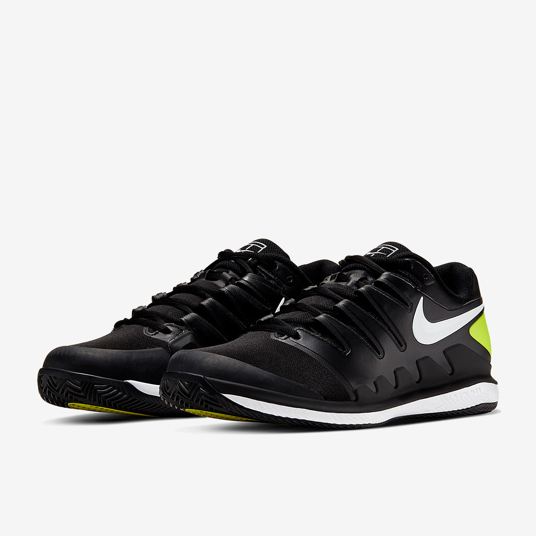 Nike Air Zoom Vapor X Clay - Black/White/Volt - Mens Shoes